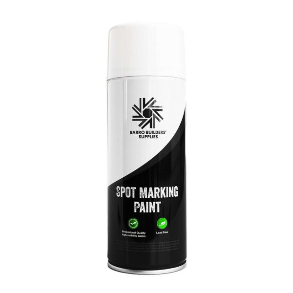 BBS Trade Fluro White Spot Marking