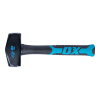 Ox Trade Fibreglass Club Hammer 3lb