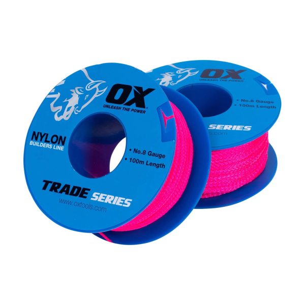 Ox Trade Builders Line - Pink #8 / 100m