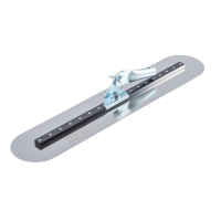 Ox Pro S/S Fixed Walking Trowel 120 x 900mm