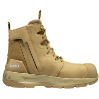 Uvex 3 x-flow zip tan work boot
